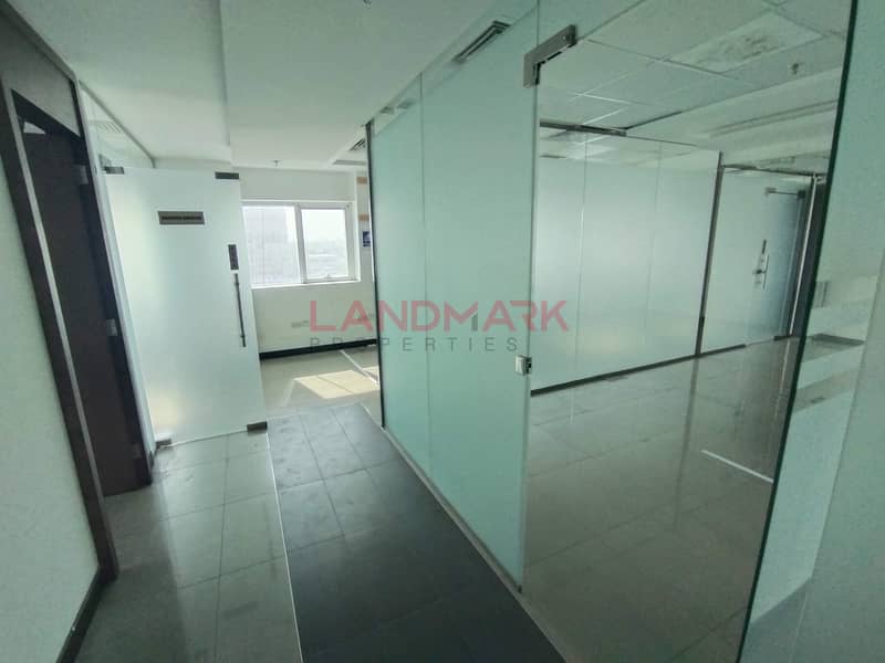 Fitted Office For Rent in Muhaisnah 4 | Rahaf Tower