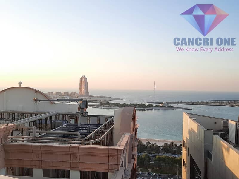 No Commission | Huge Balcony with Sea and corniche View NEAR to Beach