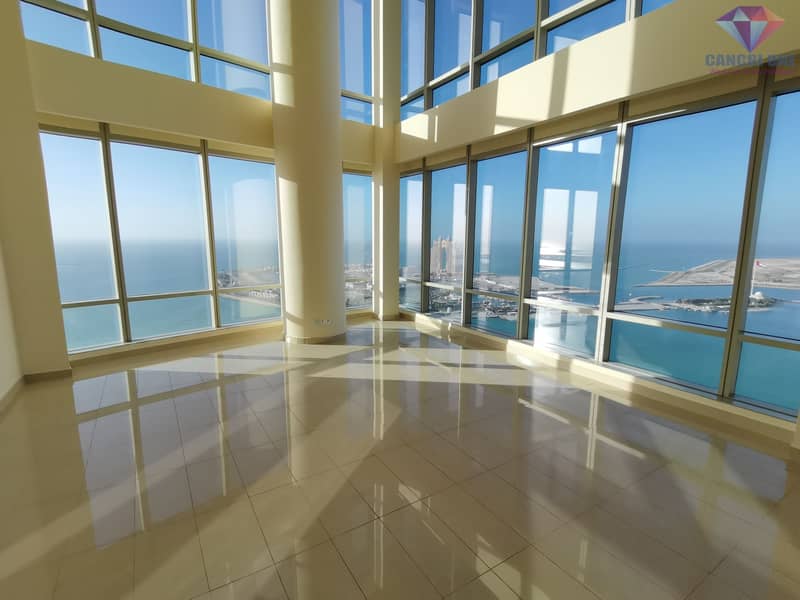 0% Commission Duplex with Sea & Emirits Palace view 3 Master with Maid