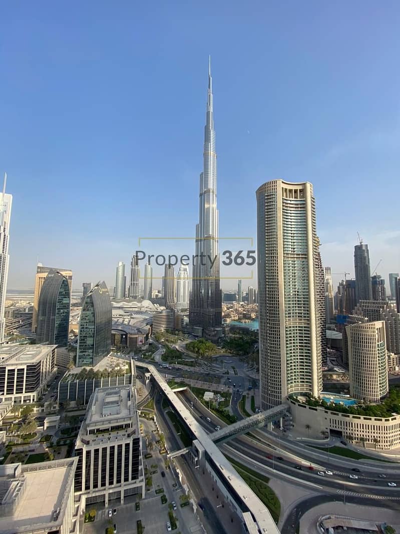 FULL BURJ VIEW / 3 bedrooms + Maid`s Room at  Address Residences  Sky View