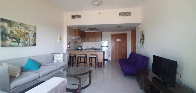 Furnished & Spacious 1 Bedroom with Balcony