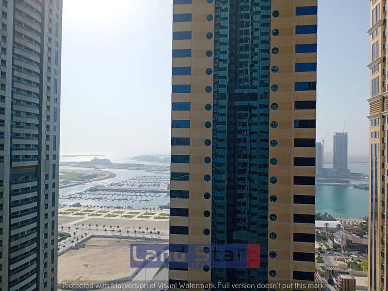 位于迪拜码头，滨海山岭塔楼 1 卧室的公寓 55000 AED - 5192696