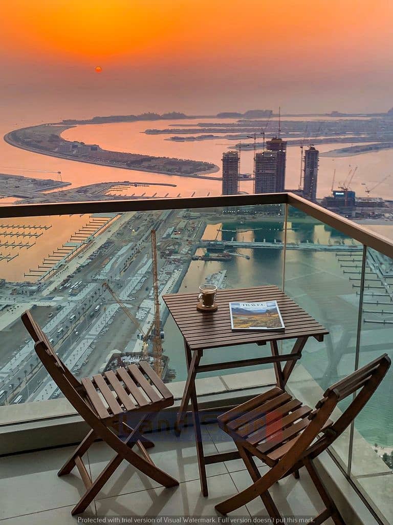 位于迪拜码头，海洋塔楼 1 卧室的公寓 159998 AED - 5385504