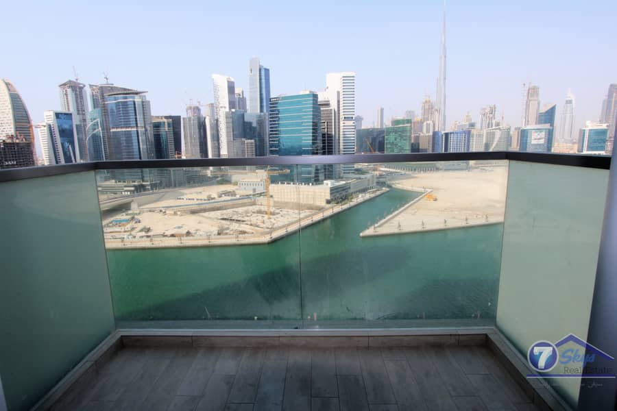 High floor | Khalifa and Canal View 2 | BR+Maid