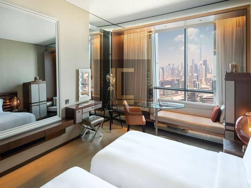 Hotel Unit|Burj Khalifa view|Spacious Studio|High ROI