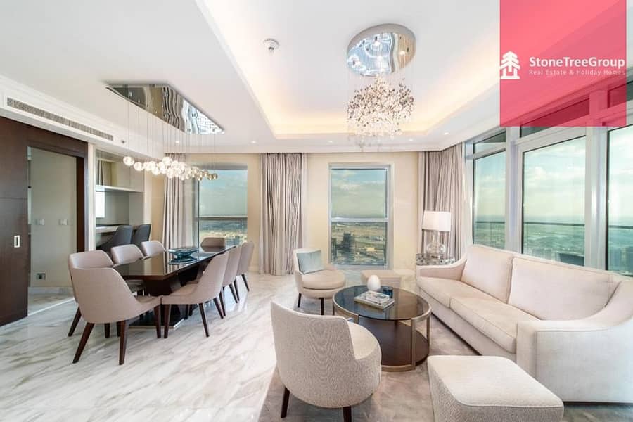 Luxurious 3 BR + maids with Burj Khalifa view in Downtown!