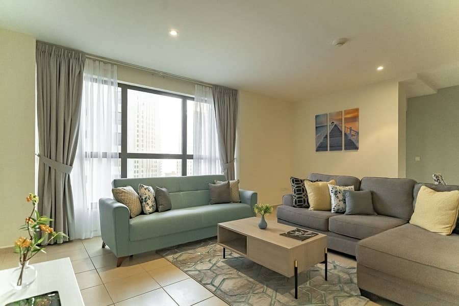City View | Large layout | Fully furnished 2BR