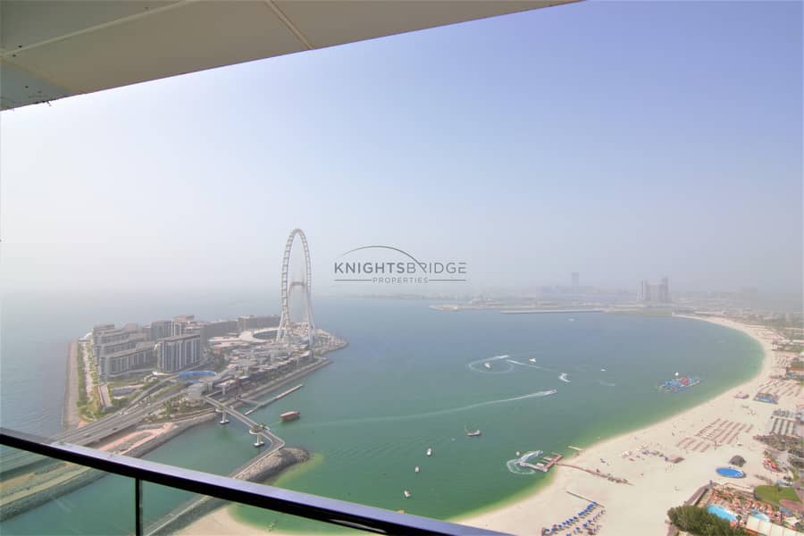 Dubai Eye n Sea View | Middle Floor | Unfurnished