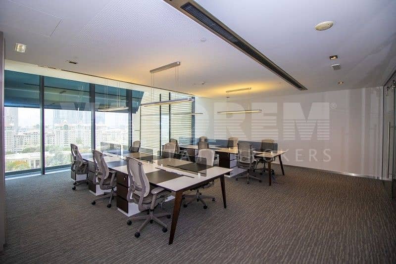 6 Fitted | Partitioned |Furnished |Index Tower |DIFC