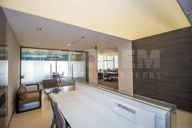 7 Fitted | Partitioned |Furnished |Index Tower |DIFC