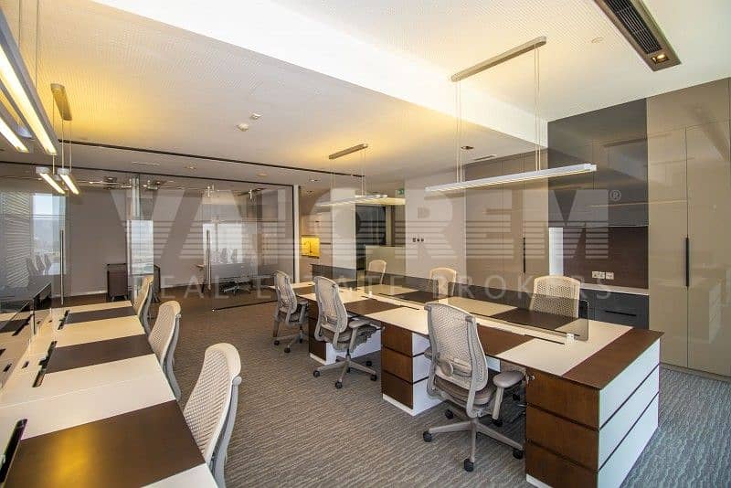 9 Fitted | Partitioned |Furnished |Index Tower |DIFC