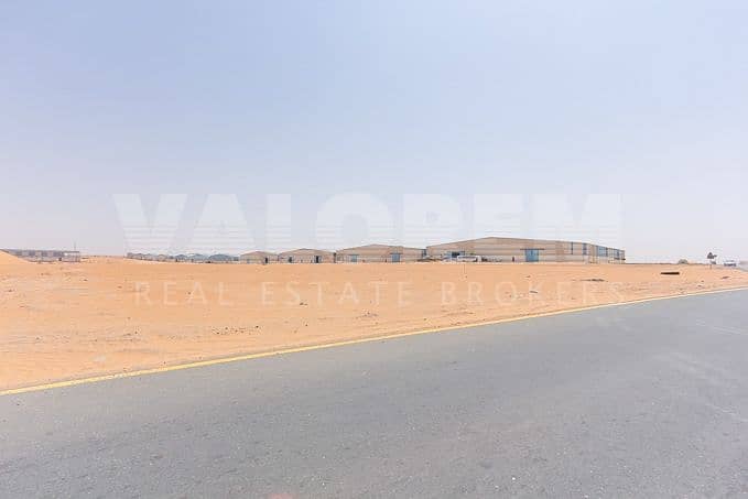 Freehold Commercial Plot for 99 years for Sale in UAQ