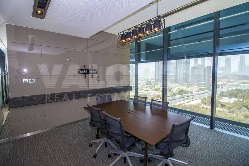 13 Fitted | Partitioned |Furnished |Index Tower |DIFC