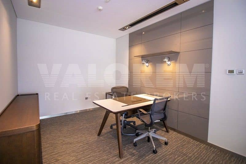 14 Fitted | Partitioned |Furnished |Index Tower |DIFC