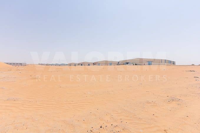 5 Freehold Commercial Plot for 99 years for Sale in UAQ