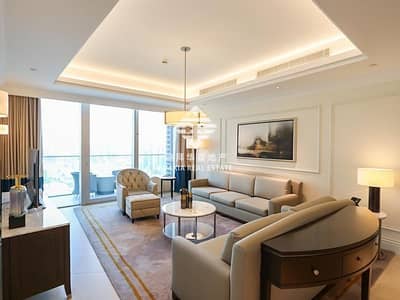 3 Bedroom Apartment for Rent in Downtown Dubai, Dubai - Elegantly Furnished | Stunning Burj Khalifa View