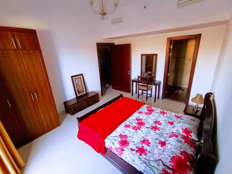 10 Furnished Spacious One Bedroom | Wide Double Balcony