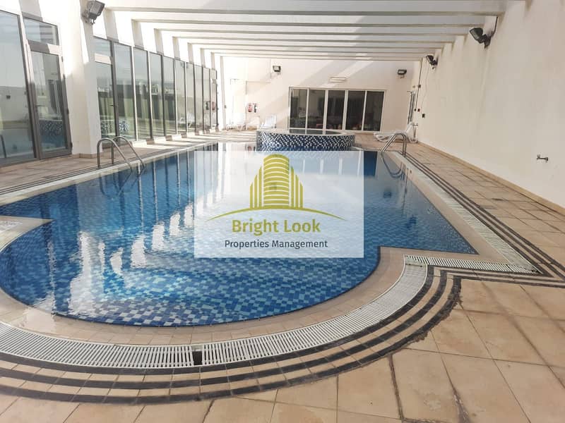 Amazing offer !!2Bhk 65k with Full Facilities 13 month  located Danat muror Abu dahbi