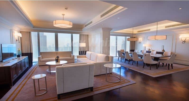 位于迪拜市中心，谦恭大道大厦 4 卧室的顶楼公寓 14000000 AED - 5100945