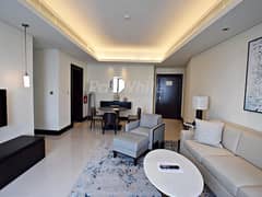شقة فندقية في فندق العنوان وسط المدينة وسط مدينة دبي 1 غرف 150000 درهم - 5317582