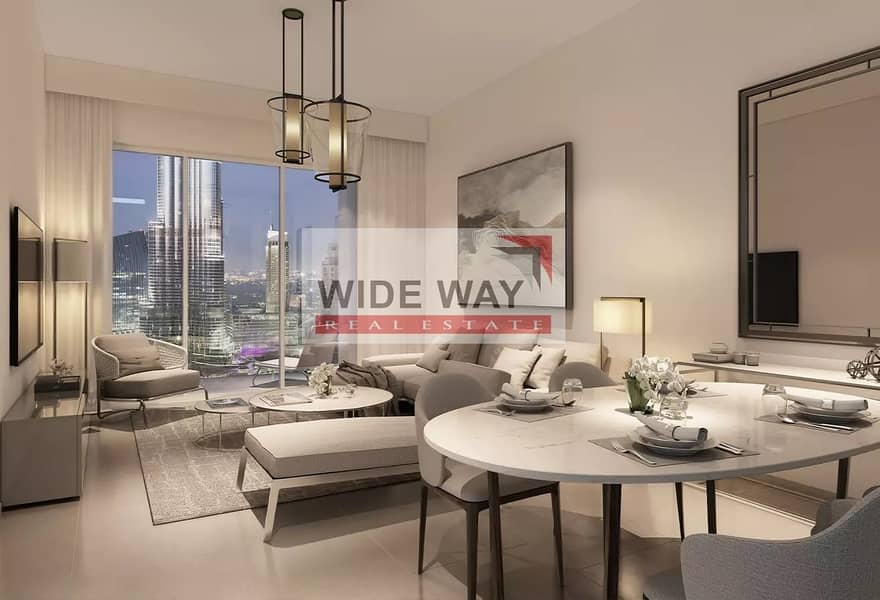 +Burj Khalifa/ Fountain View 1BR in ACT 1 2_ No Commission