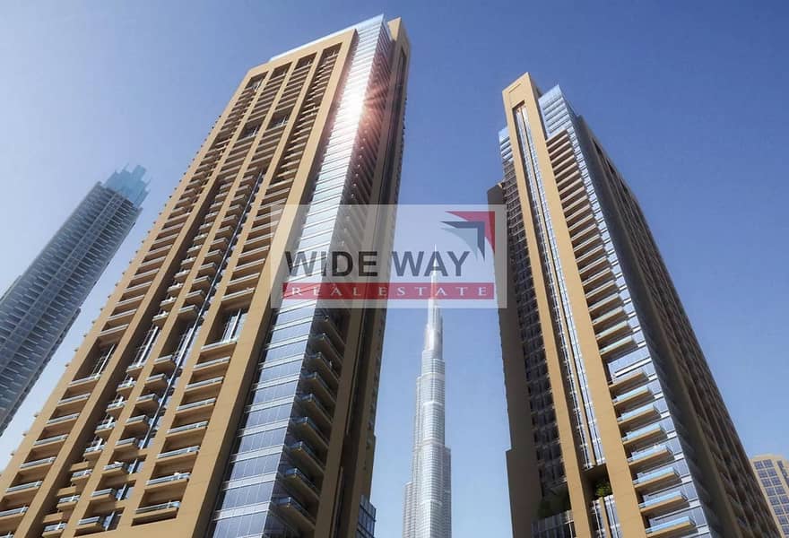 2 +Burj Khalifa/ Fountain View 1BR in ACT 1 2_ No Commission
