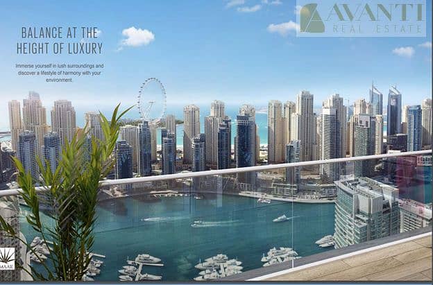 位于迪拜码头，迪拜滨海维达公寓 2 卧室的公寓 1800000 AED - 5465175