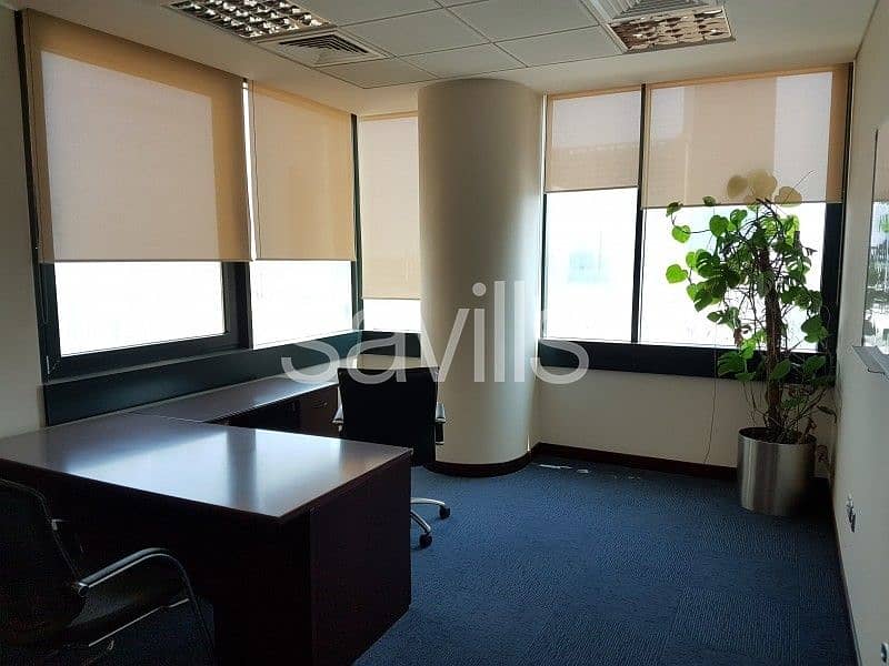 Spacious fitted offices for lease in Al Nahyan Area