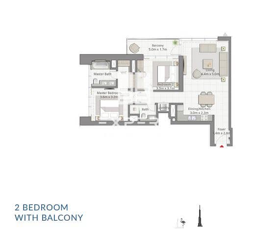 8 Amazing 2 BEDROOM | Payment Plan | Read to move