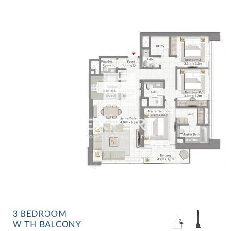 9 Amazing 2 BEDROOM | Payment Plan | Read to move