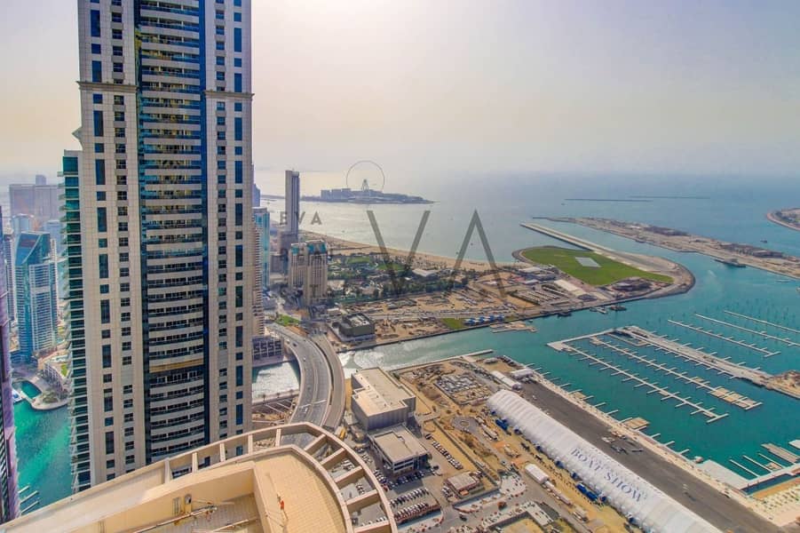 位于迪拜码头，精英公寓 4 卧室的顶楼公寓 4000000 AED - 5220659