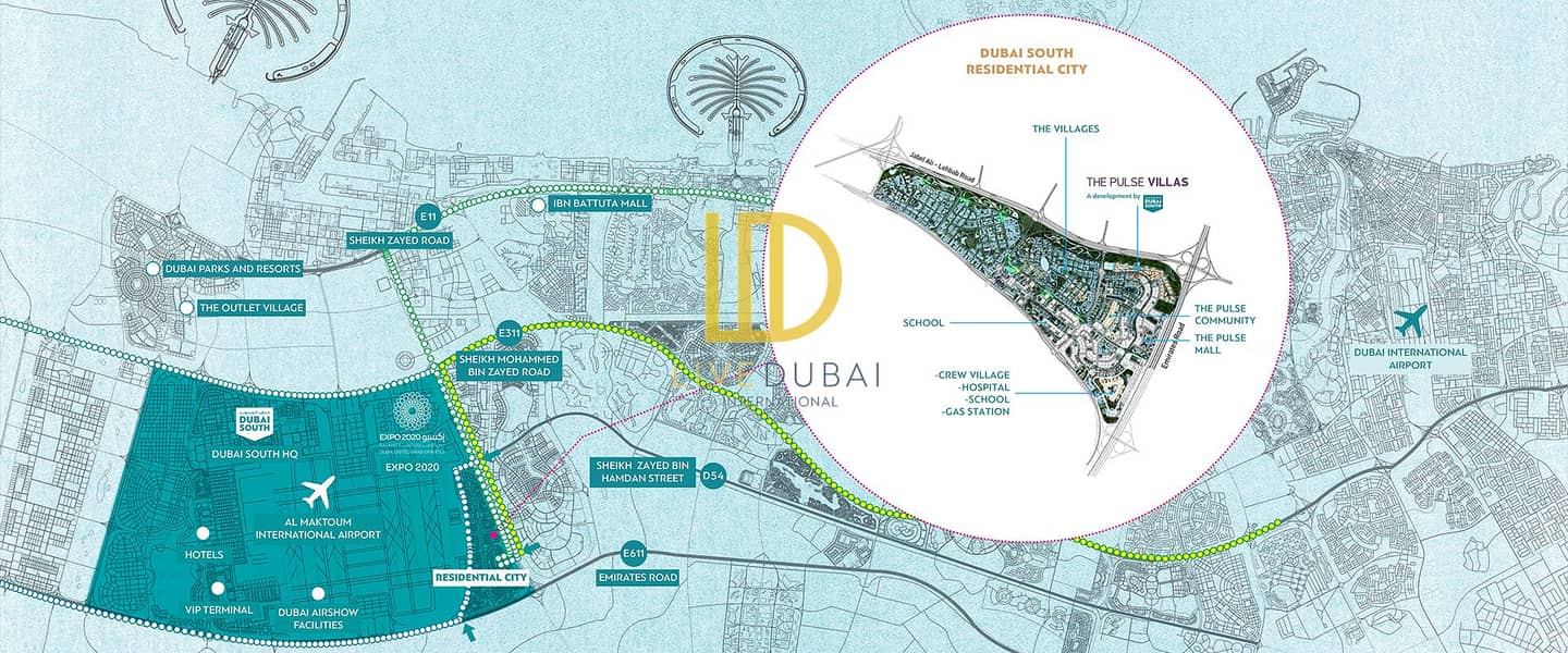 Residential Plot | Suitable for G+7 | Dubai South-HL Residential Plot | Suitable for G+7 | Dubai South-HL
