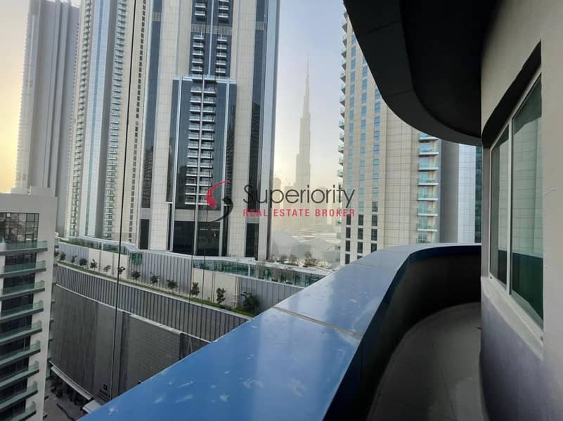 Burj Khalifa View | Furnished | With balcony | 1Bedroom