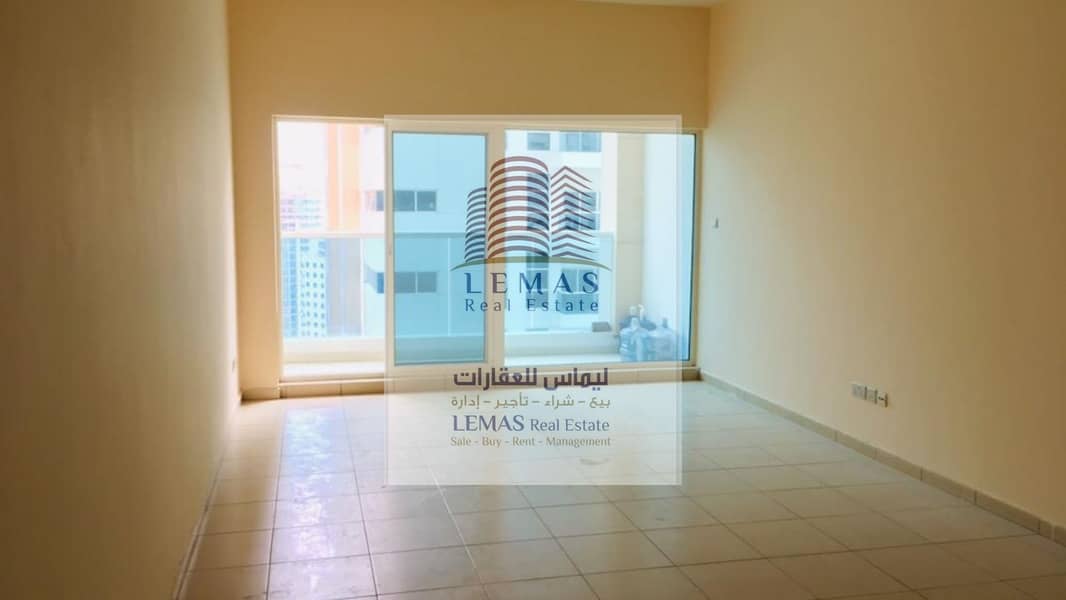 2 bhk biggest size partial city view with parking for sale in Ajman one tower