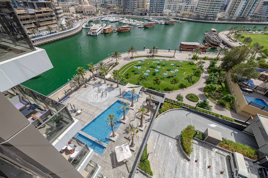 Lavish 2BR +Maids With Stunning Waterfront View