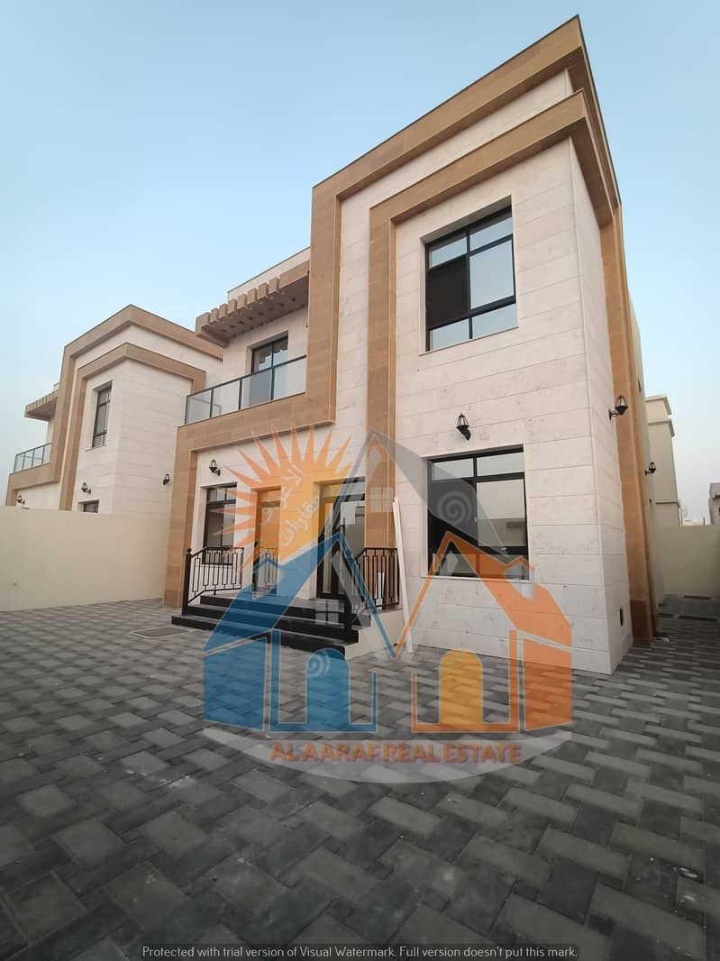 For sale villa in Al Zahia area, freehold for all nationalities, the villa is a hotel finishing on Qar Street, a great location, close to all services