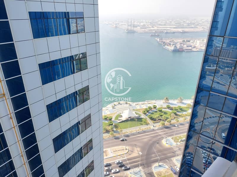 Modern & Bright 2 BR+MR|Peaceful View| Full Facilities| Corniche Road!!!