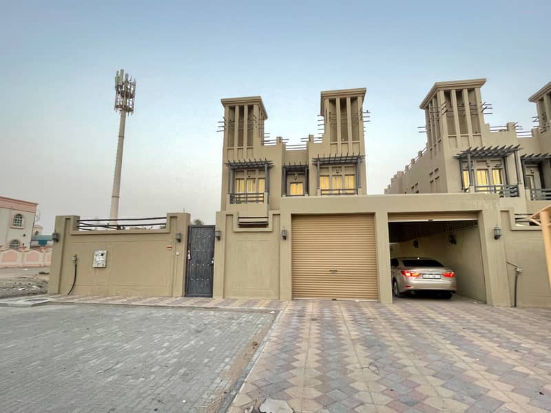 VILLA FOR RENT CENTRAL AC 5 BEDROOMS WITH HALL MAJLIS IN AL RAWDA 3 AJMAN IN 100,000/- AED YEARLY