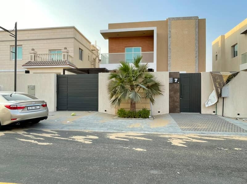 LUXURY BRAND NEW BEAUTIFUL VILLA 3 BEDROOMS HALL IN AL ZAHIYA AJMAN YEARLY RENT 70,000/- AED ONLY