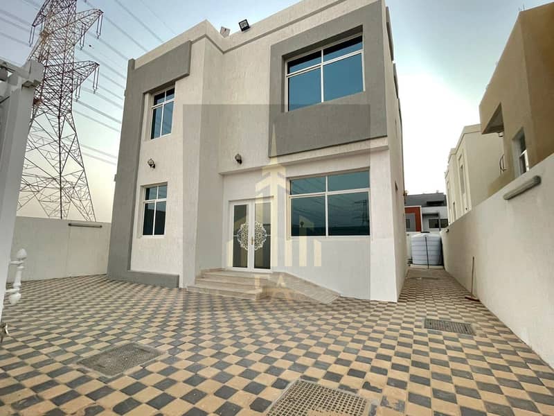 SPACIOUS DESIGN  BRAND NEW VILLA 3 BEDROOM WITH MAJLIS HALL AVAILABLE FOR RENT IN AL YASMEEN RENT 70,000/- AED YEARLY