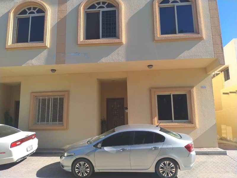 TOWN HOUSE 3 MASTER SIZE BEDROOMS WITH MASTER HALL MAJLIS CENTRAL AC IN AL MOWAIHAT AJMAN RENT 55,000/- AED YEARLY