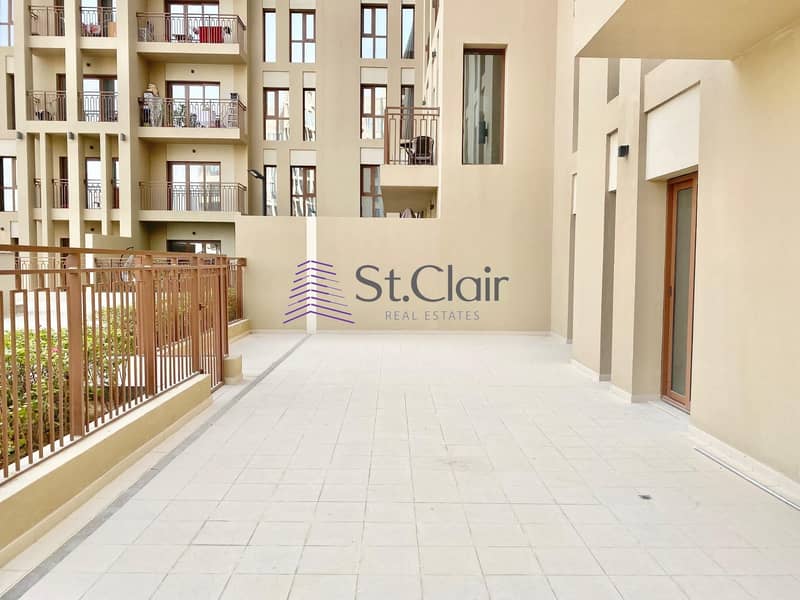 2  Bedroom with Huge Terrace | Vacant Unit | Direct Pool Access