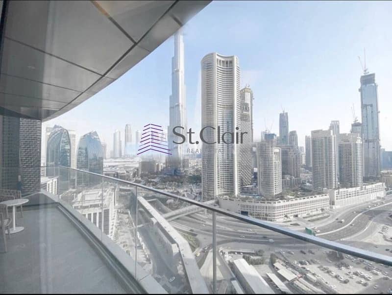 FULLY FURNISHED | HIGHER FLOOR | FULL BURJ VIEW