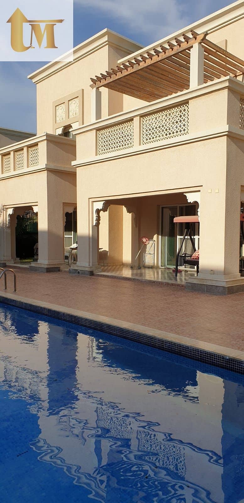 INVESTORS DEAL Big Plot Swimming Pool  Garden 6 bedrooms driver room store Cedre Villa Dubai Silicon Oasis.