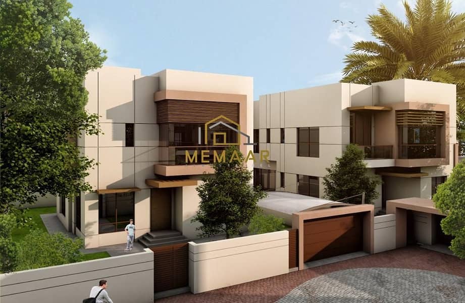 Family villas 3 - 4 bedrooms in Sharjah with 5 years installment plan without commission