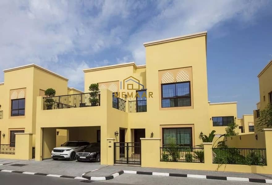 Villa in Nad Al Sheba 3 with 4 bedrooms 2618000 dirhams The possibility of 25 years installments on the bank
