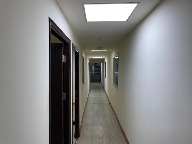 Al Qouz 33003 SqFt plot built in warehouse and offices with toilet