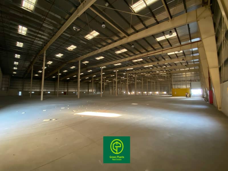 Jabel Ali Industrial Area 63,500 Sq. Ft Warehouse insulated with 13 Meter height with ramps