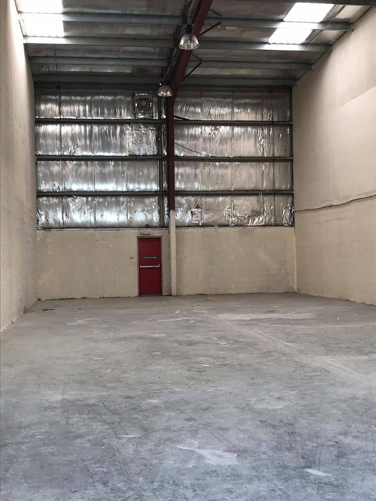 Ras Al Khor 2,500 Square Feet warehouse insulated high ceiling