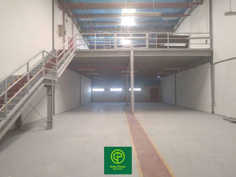 Al Qusais Industrial Area 5,300 sq. Ft warehouse with 35 KW power with built in toilet and pantry